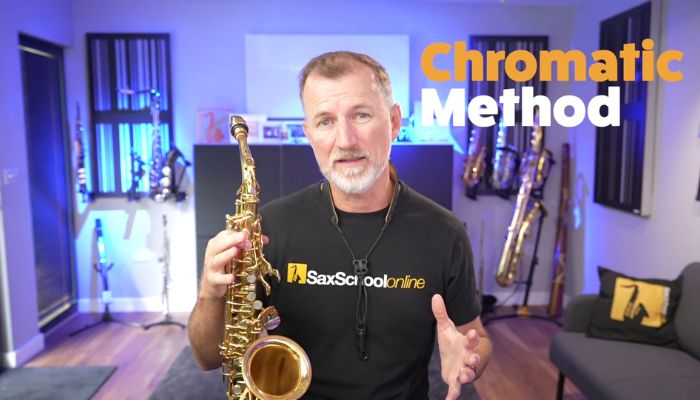 Transposing on saxophone using the Chromatic Method. Sax School Online. Nigel McGill