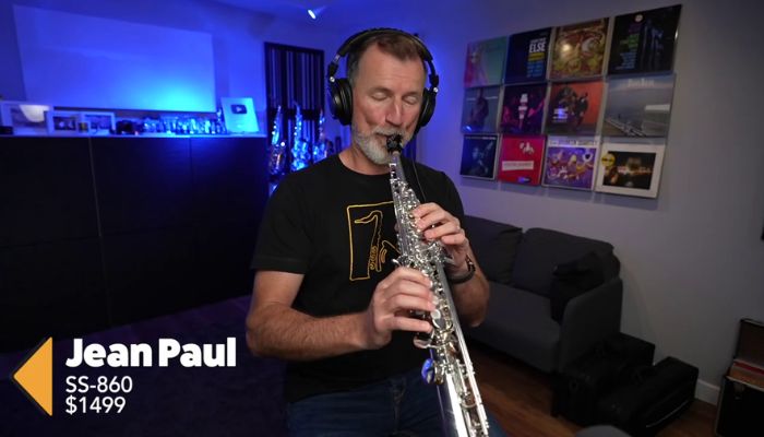 Jean Paul SS 860 Soprano saxophone. Review by Sax School Online Nigel McGill