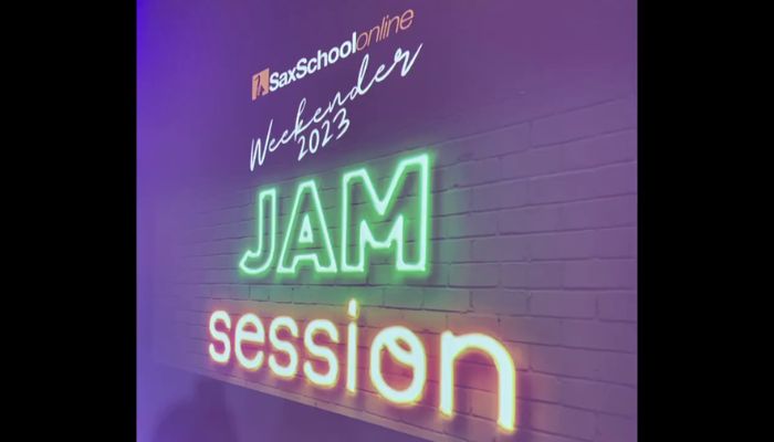 Sax School Weekender Jam Session. Sax School Online