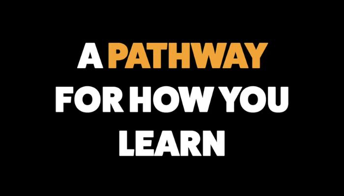 A pathway for how you learn. Sax School online