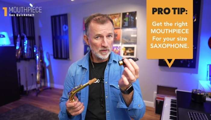 Beginner saxophone how to set up your mouthpiece. Sax School Online. Choose the right mouthpiece for your saxophone