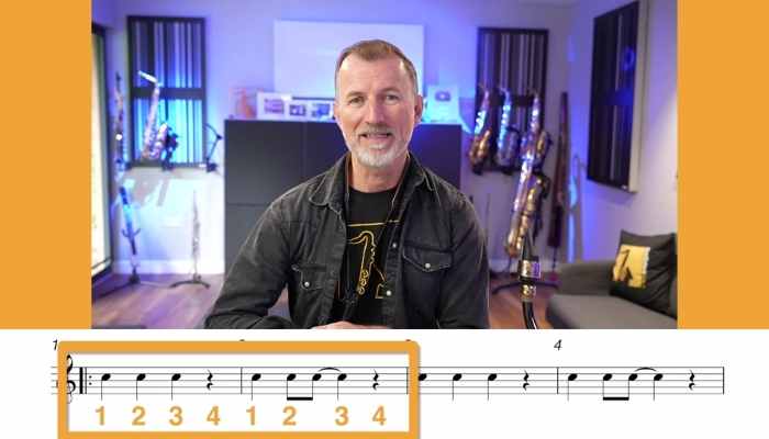 Your first song on alto sax. Sax School Online