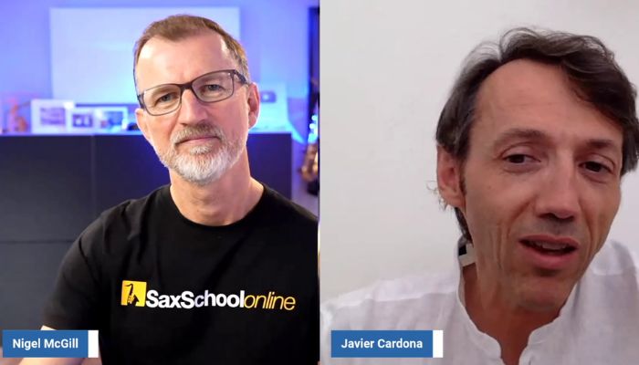 Javier Cardona creator of the Haxophone talks to Nigel McGill Sax School Online.