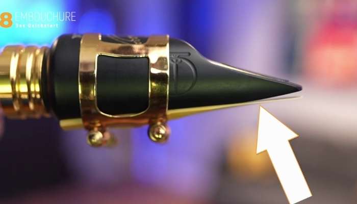 How much saxophone mouthpiece should I use? Sax School Online