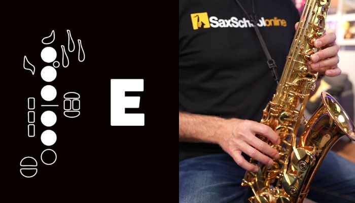 Alto saxophone your first notes. Sax School Online