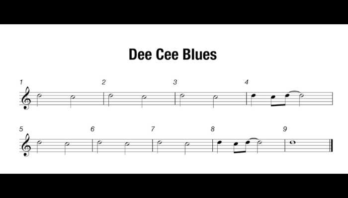 Practice using the tenor sax octave key in this easy song. Sax School online