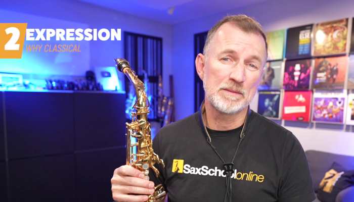 Improve your saxophone tone and play with more expression by practicing classical music. Sax School Online