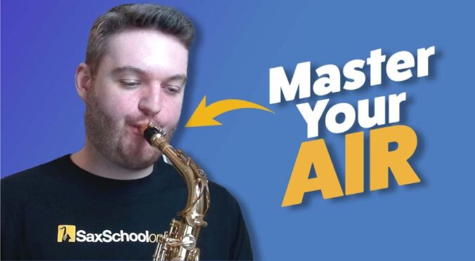 Master your air to sound better on sax. Sax School Online