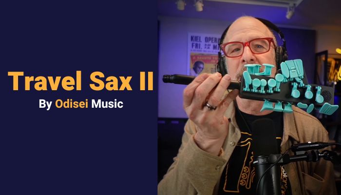 The Travel Sax 2 used by Fred Vigdor as a touring pro sax player. Sax School Online podcast ep 3