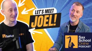 Find out how Joel Purnell became one of the top jazz educators in the UK. Meet the Tutors - Sax School Online Podcast.