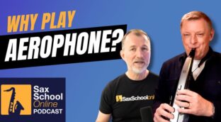 Learn why you should play an aerophone or EWI as a sax player. Sax School Online Podcast with Alistair Parnell.