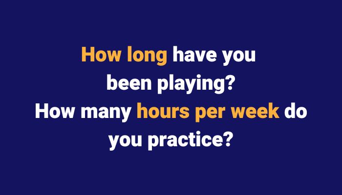 Guidelines for choosing saxophone mouthpieces. How long have you been playing? How many hours per week do you spend practicing? Sax School online Podcast Jody Espina