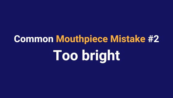 Common mistake is choosing saxophone mouthpieces that are too bright. Sax School Online podcast