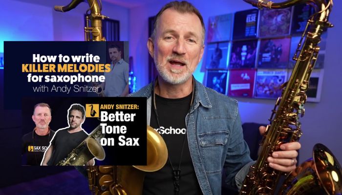 Andy Snitzer masterclasses inside Sax School Online