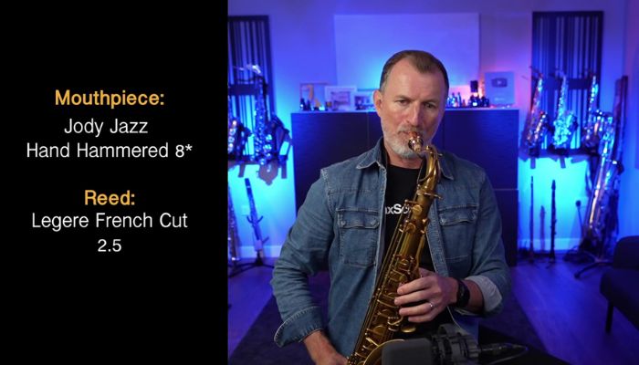 Testing the Atlantic saxophone. Sax School Online