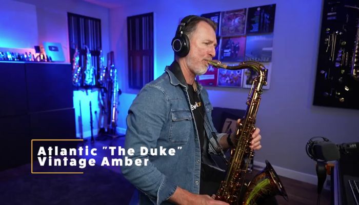 Atlantic saxophone vintage amber. Sax School Online