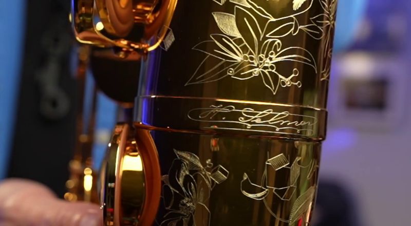 Henri Selmer Signature on Selmer Supreme tenor saxophone. Sax School Online