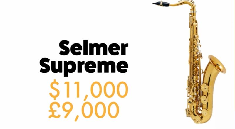 Selmer Supreme $11,000. Sax School Online
