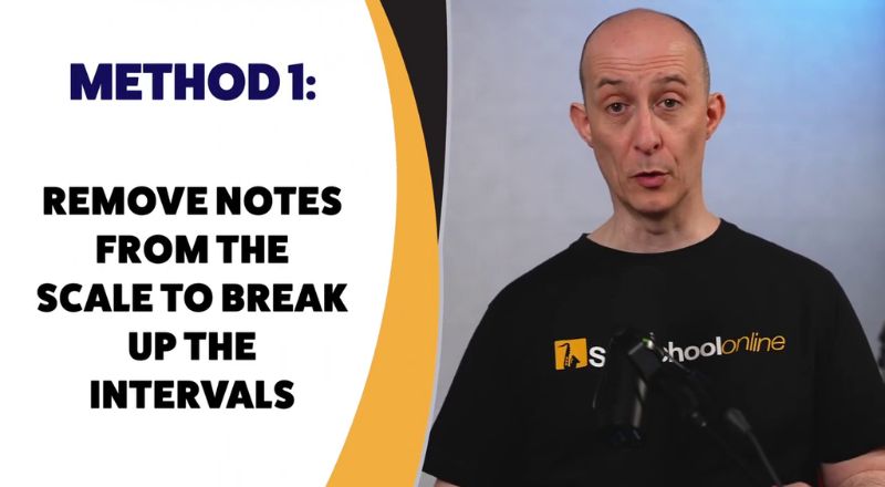 Break up the intervals in diminished patterns by removing notes. Sax School Online