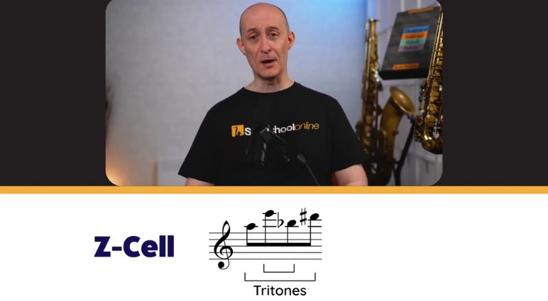 Tritones in diminishes scale patterns. Sax School Online