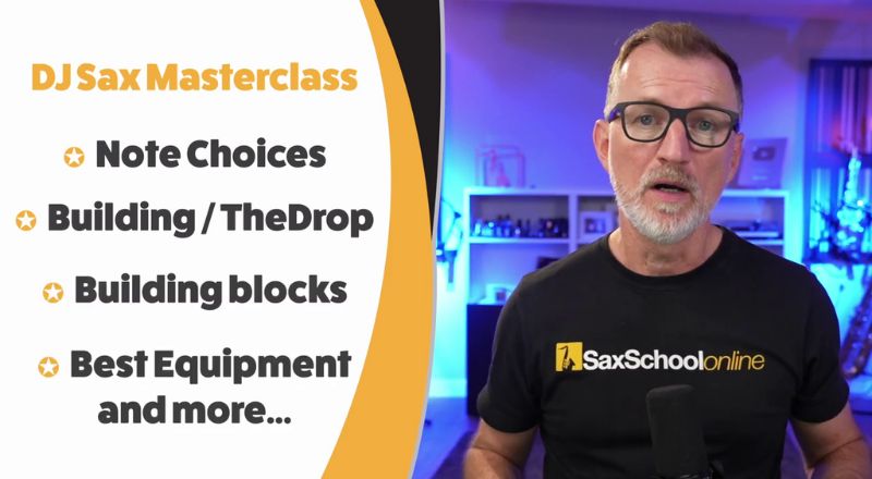 DJ Sax masterclass with Jason Whitmore inside Sax School Online.