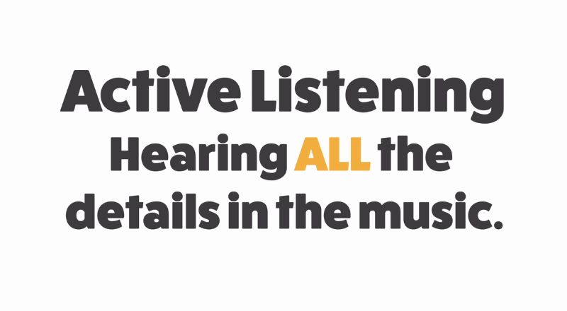 Active listening is key to playing in time with a backing track. Sax School online