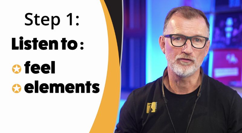Listen to the feel and the elements on the backing track to help you play in time. Sax School online