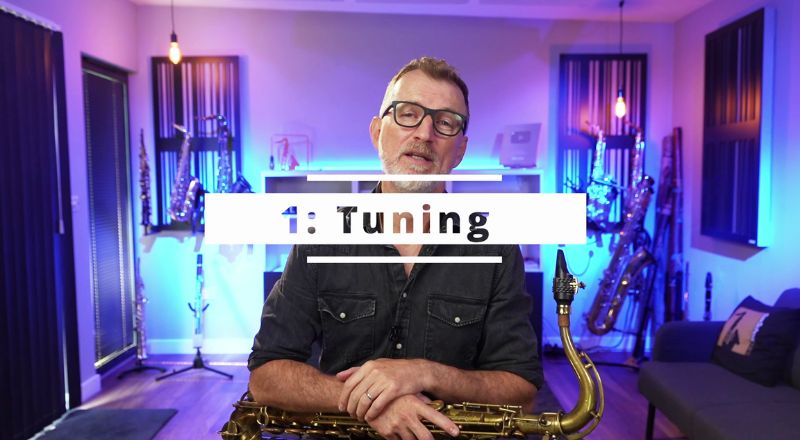 How to adapt to a new saxophone. Tuning. Sax School Online