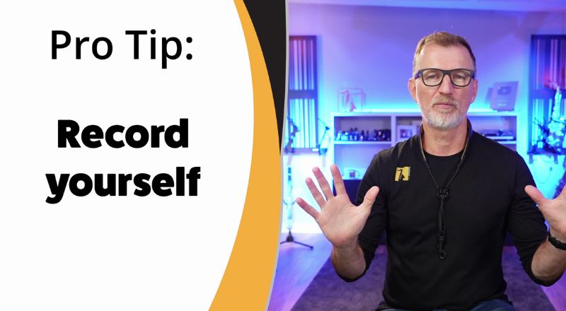 Record yourself to check that you play your sax in time with your backing track. Sax School Online