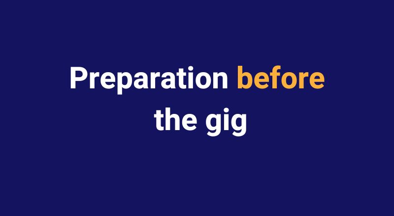 Preparation before the gig for sax players. Sax School Online podcast