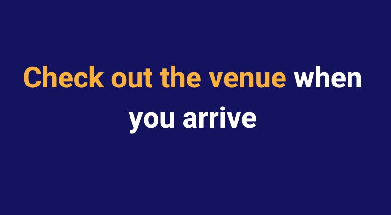 when you arrive check out the venue. Sax School Online podcast