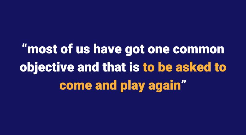 The objective is to be asked back to play again. Sax School Online podcast