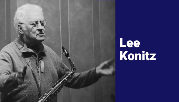 Lee Konitz saxophone player. Sax School Online