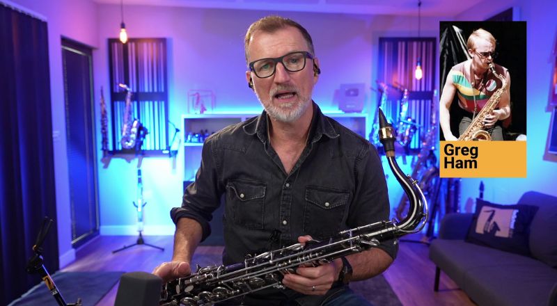 Greg Hamm Men at Work. Eighties sax player. Sax School Online