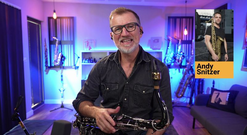 Andy Snitzer Waiting for a Star to Fall saxophone solo. Sax School Online