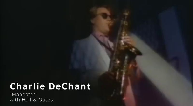 Charlie De Chant eighties sax solos Sax School online