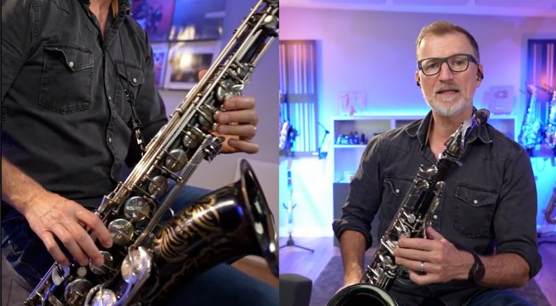 Chromatic fall-offs in eighties sax solos. Sax School Online