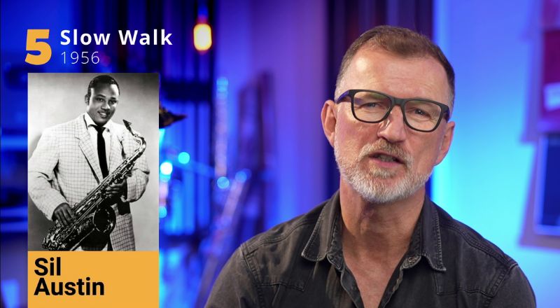 Sil Austin Slow Walk great R&B saxophone solos. Sax School Online