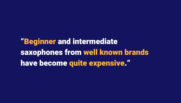 Beginner and intermediate saxophones from well known brands can be expensive to buy. Sax School Online podcast
