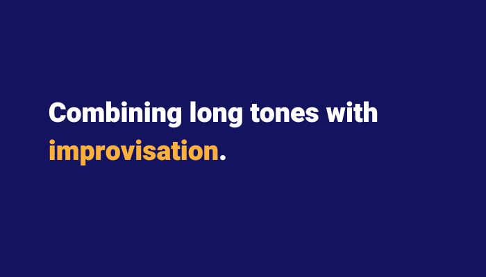 Combining saxophone long tones with improvisation makes long tone practice more fun. Sax School Online podcast