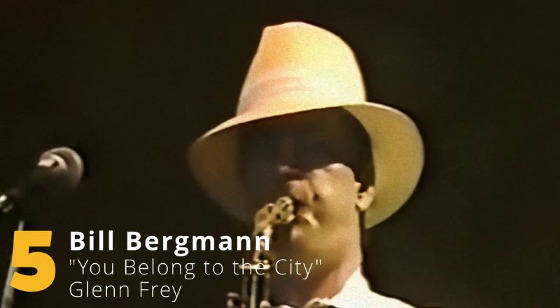 Bill Bergmann You Belong to the City 1980s alto sax solo Sax School Online