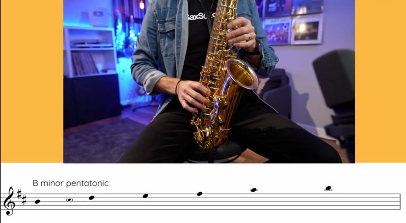 eighties alto sax solos. B Minor Pentatonic used in Will You solo Hazel O Connor. Sax School Online