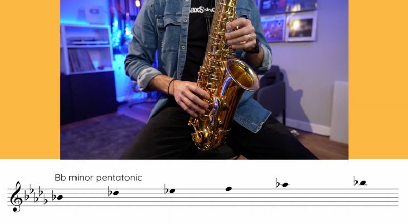eighties alto sax solos using pentatonic scales. Sax School Online
