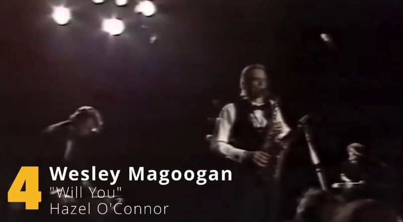 Wesley Magoogan Will You Hazel O'Connor eighties alto sax solo. Sax School Online
