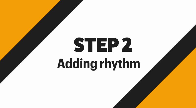 Step 2 to the perfect pop sax solo. Adding rhythm. Sax School Online