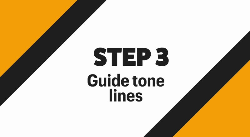 Step 3 guide tone lines. Sax School Online