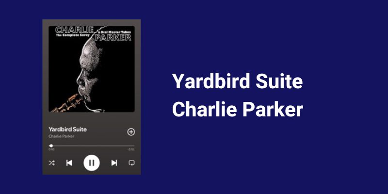 Yardbird Suite Charlie Parker famous jazz saxophone song. Sax School Online