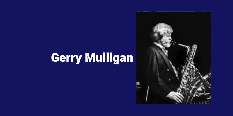 Gerry Mulligan top jazz saxophone player baritone. Sax School Online